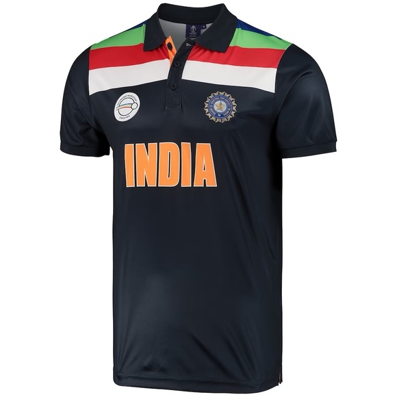 ICC Men’s Cricket World Cup India 2023 Retro Men’s Medium S/S Polo - Picture 7 of 7